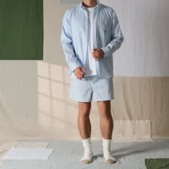 Femme G01 Shorts|Shorts-Merci - Boxer Jude - Carreaux Bleu