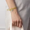 Femme MERCI CAT JEMMAPES Bracelets Merci|Bracelets-Merci - Bracelet médaille Jardin - Fleur Jaune