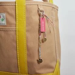 Femme G01 Cabas Merci-Merci - Cabas Candide en canvas - Jaune