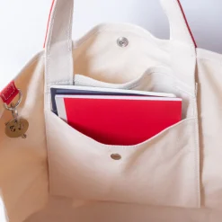 Femme G01 Cabas Merci-Merci - Cabas Candide en canvas -