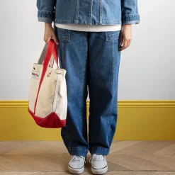 Femme G01 Cabas Merci-Merci - Cabas Candide en canvas -