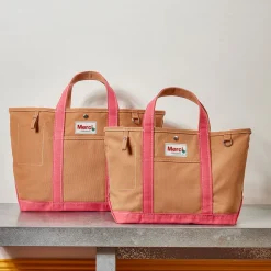 Femme G01 Cabas Merci-Merci - Cabas Candide en canvas - Rose