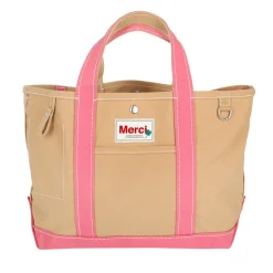 Femme G01 Cabas Merci-Merci - Cabas Candide en canvas - Rose