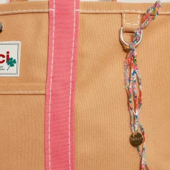 Femme G01 Cabas Merci-Merci - Cabas Candide en canvas - Rose