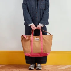 Femme G01 Cabas Merci-Merci - Cabas Candide en canvas - Rose