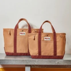 Femme G01 Cabas Merci-Merci - Cabas Candide en canvas - Marron