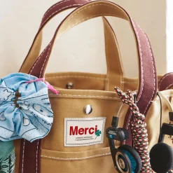 Femme G01 Cabas Merci-Merci - Cabas Candide en canvas - Marron