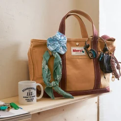 Femme G01 Cabas Merci-Merci - Cabas Candide en canvas - Marron