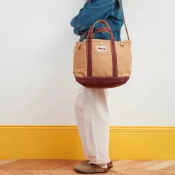 Femme G01 Cabas Merci-Merci - Cabas Candide en canvas - Marron