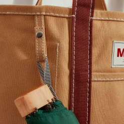 Femme G01 Cabas Merci-Merci - Cabas Candide en canvas - Marron