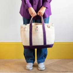 Femme G01 Cabas Merci-Merci - Cabas Candide en canvas -