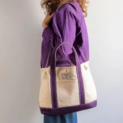 Femme G01 Cabas Merci-Merci - Cabas Candide en canvas -