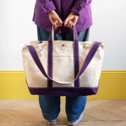 Femme G01 Cabas Merci-Merci - Cabas Candide en canvas -