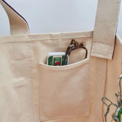 Femme G01 Cabas Merci-Merci - Cabas Candide en canvas -