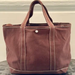 Femme G01 Cabas Merci-Merci - Cabas Candide en canvas - Marron Foncé