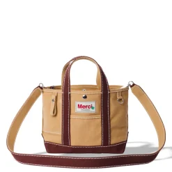 Femme G01 Cabas Merci-Merci - Cabas Candide Mini en canvas - Marron