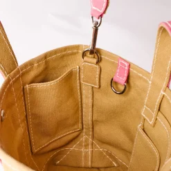 Femme G01 Cabas Merci-Merci - Cabas Candide Mini en canvas - Rose