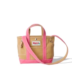 Femme G01 Cabas Merci-Merci - Cabas Candide Mini en canvas - Rose