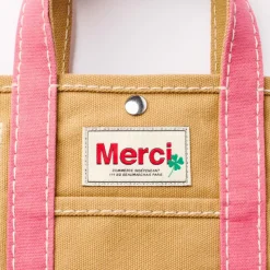 Femme G01 Cabas Merci-Merci - Cabas Candide Mini en canvas - Rose