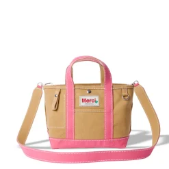 Femme G01 Cabas Merci-Merci - Cabas Candide Mini en canvas - Rose