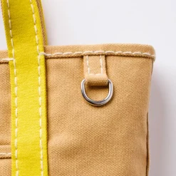 Femme G01 Cabas Merci-Merci - Cabas Candide Mini en canvas - Jaune