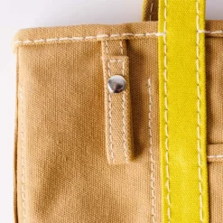 Femme G01 Cabas Merci-Merci - Cabas Candide Mini en canvas - Jaune