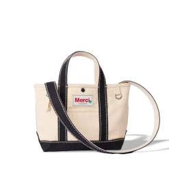 Femme G01 L'esprit Merci|Cabas Merci-Merci - Cabas Candide Mini en canvas - Noir