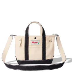 Femme G01 L'esprit Merci|Cabas Merci-Merci - Cabas Candide Mini en canvas - Noir