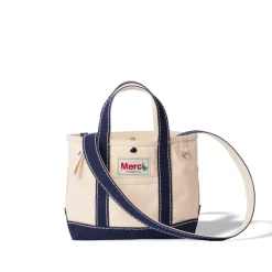 Femme G01 L'esprit Merci|Cabas Merci-Merci - Cabas Candide Mini en canvas - Marine