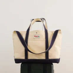 Femme G01 L'esprit Merci|Cabas Merci-Merci - Cabas Candide XL en canvas - Marine