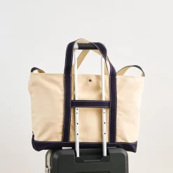 Femme G01 L'esprit Merci|Cabas Merci-Merci - Cabas Candide XL en canvas - Marine