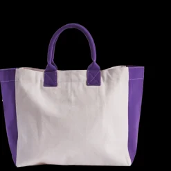 Femme V01 Cabas Merci-Merci - Cabas Tréfle Bouclette - Violet