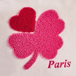 Femme V01 Cabas Merci-Merci - Cabas Tréfle Bouclette - Rose