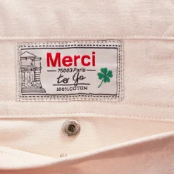 Femme V01 Cabas Merci-Merci - Cabas Tréfle Bouclette - Rose