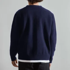 Homme BA01 Mailles-Merci - Cardigan Lucky - Navy