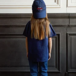 Femme Merci Casquettes & Bobs|Casquettes & Bobs-- Casquette Enfant Non "Rive Droite" - Bleu Marine