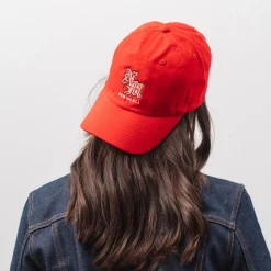Femme M05 Casquettes & Bobs|Casquettes & Bobs-Merci - Casquette Gothique Non Merci - Rouge