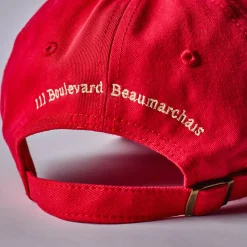 Femme M05 L'esprit Merci|Casquettes & Bobs-Merci - Casquette Miroir - Rouge & Ecru