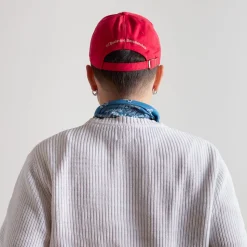 Femme M05 L'esprit Merci|Casquettes & Bobs-Merci - Casquette Miroir - Rouge & Ecru