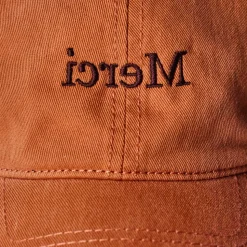Femme M05 L'esprit Merci|Casquettes & Bobs-Merci - Casquette Miroir - Terracotta & Marron
