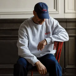 Femme Merci Casquettes & Bobs|Casquettes & Bobs-- Casquette Non "Rive Droite" - Bleu Marine