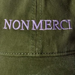 Femme M05 L'esprit Merci|Casquettes & Bobs-Merci - Casquette Non Merci - Vert & Lila
