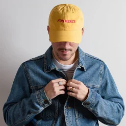 Femme M05 L'esprit Merci|Casquettes & Bobs-Merci - Casquette Non Merci - Jaune & Rose