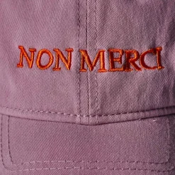 Femme M05 L'esprit Merci|Casquettes & Bobs-Merci - Casquette Non Merci - Lila & Orange