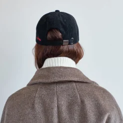 Femme M05 Casquettes & Bobs|Casquettes & Bobs-Merci - Casquette Trèfle en velours - Noir