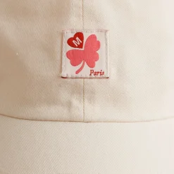 Femme M05 Casquettes & Bobs|Casquettes & Bobs-Merci - Casquette Trèfle Patch - Ecru
