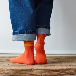 Femme F01 Chaussettes|Chaussettes-Merci - Chaussettes à rayures -