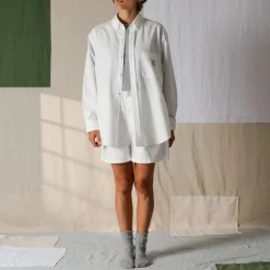 Femme G01 Chemises|Chemises-Merci - Chemise Basile - Blanc