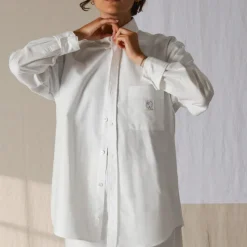 Femme G01 Chemises|Chemises-Merci - Chemise Basile - Blanc