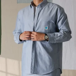 Femme G01 Chemises|Chemises-Merci - Chemise Basile - Bleu